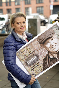 Fototermin 'Opa wird verkauft' in Köln