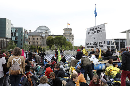 Extinction Rebellion Protestaktion in Berlin