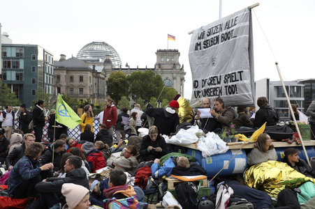Extinction Rebellion Protestaktion in Berlin