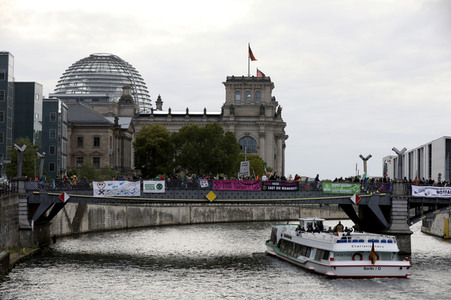 Extinction Rebellion Protestaktion in Berlin