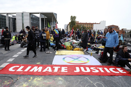 Extinction Rebellion Protestaktion in Berlin