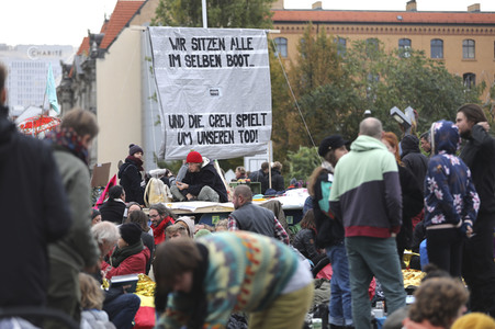 Extinction Rebellion Protestaktion in Berlin