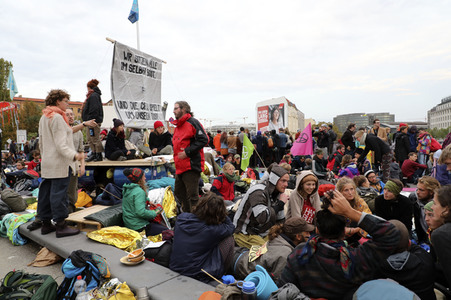 Extinction Rebellion Protestaktion in Berlin
