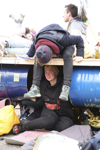 Extinction Rebellion Protestaktion in Berlin