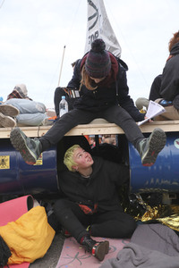 Extinction Rebellion Protestaktion in Berlin
