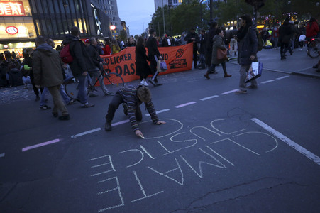 Extinction Rebellion Protestaktion in Berlin
