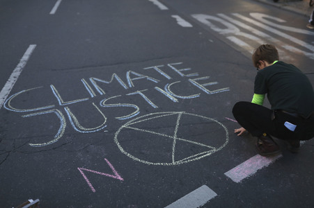 Extinction Rebellion Protestaktion in Berlin