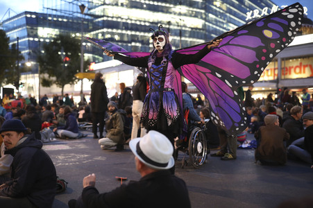 Extinction Rebellion Protestaktion in Berlin
