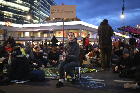 Extinction Rebellion Protestaktion in Berlin