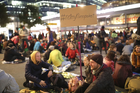 Extinction Rebellion Protestaktion in Berlin