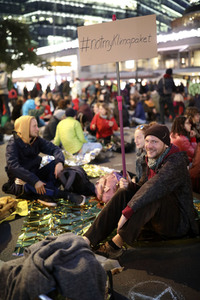 Extinction Rebellion Protestaktion in Berlin
