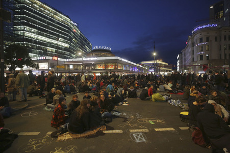 Extinction Rebellion Protestaktion in Berlin