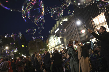 Extinction Rebellion Protestaktion in Berlin