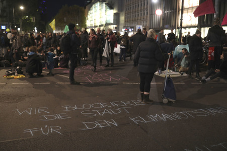 Extinction Rebellion Protestaktion in Berlin
