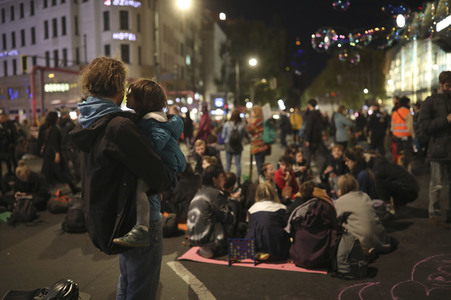 Extinction Rebellion Protestaktion in Berlin