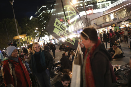 Extinction Rebellion Protestaktion in Berlin