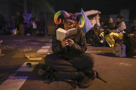 Extinction Rebellion Protestaktion in Berlin