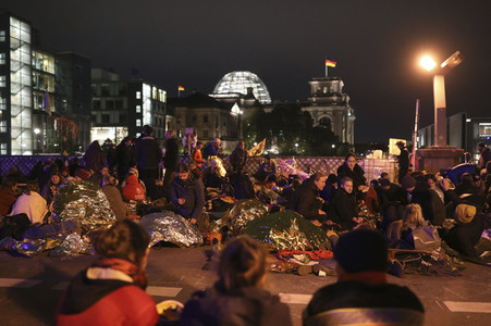 Extinction Rebellion Protestaktion in Berlin