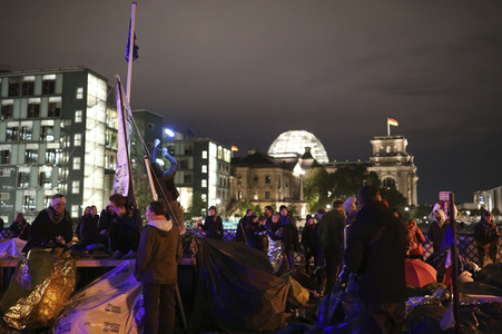 Extinction Rebellion Protestaktion in Berlin