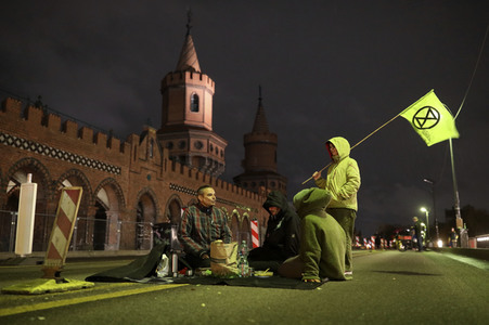 Extinction Rebellion Protestaktion in Berlin