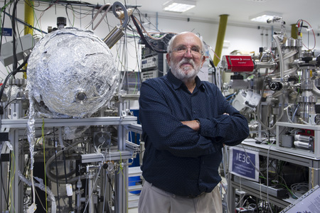 Pressetermin mit Nobelpreisträger Michel Mayor in Torrejón de Ardoz