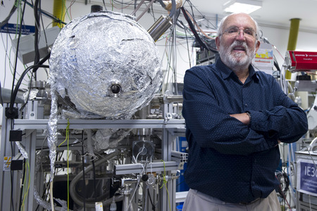 Pressetermin mit Nobelpreisträger Michel Mayor in Torrejón de Ardoz