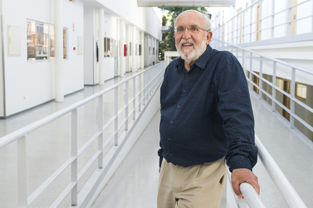 Pressetermin mit Nobelpreisträger Michel Mayor in Torrejón de Ardoz