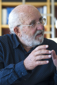 Pressetermin mit Nobelpreisträger Michel Mayor in Torrejón de Ardoz