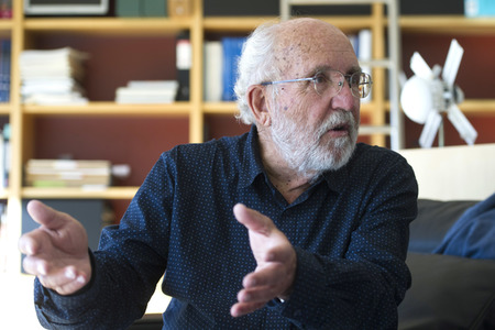 Pressetermin mit Nobelpreisträger Michel Mayor in Torrejón de Ardoz