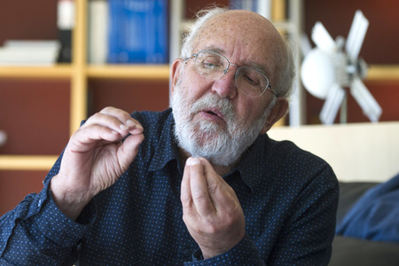 Pressetermin mit Nobelpreisträger Michel Mayor in Torrejón de Ardoz