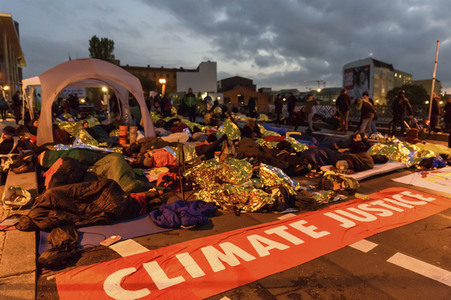 Extinction Rebellion Protestaktion in Berlin