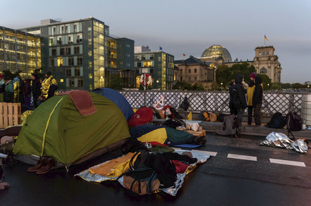 Extinction Rebellion Protestaktion in Berlin