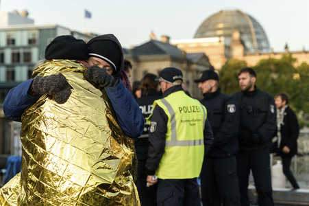 Extinction Rebellion Protestaktion in Berlin
