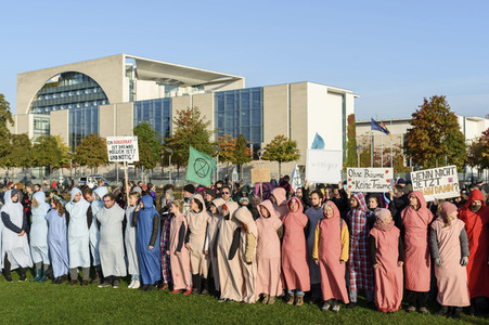 Extinction Rebellion Protestaktion in Berlin