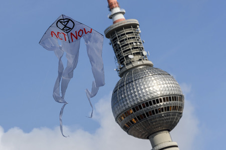 Extinction Rebellion Protestaktion in Berlin