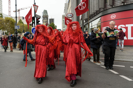 Extinction Rebellion Protestaktion in Berlin