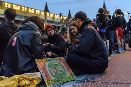 Extinction Rebellion Protestaktion in Berlin