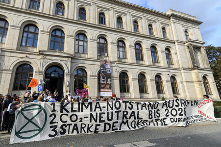 Extinction Rebellion Protestaktion in Berlin