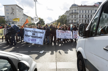 Extinction Rebellion Protestaktion in Berlin