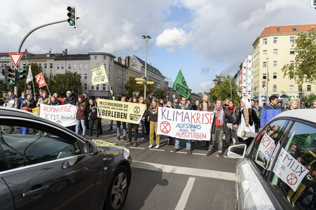 Extinction Rebellion Protestaktion in Berlin