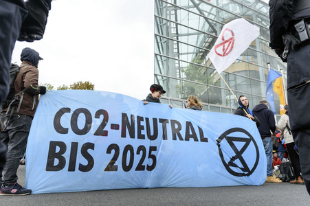 Extinction Rebellion Protestaktion in Berlin