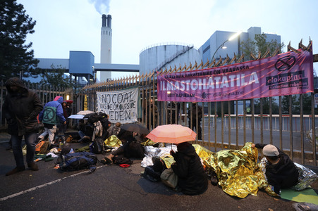 Extinction Rebellion Protestaktion in Berlin
