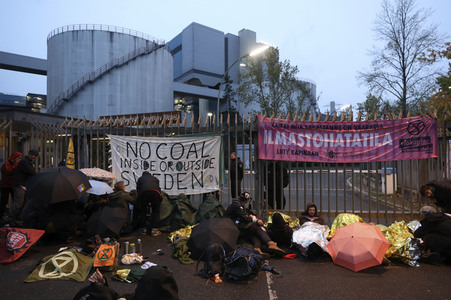 Extinction Rebellion Protestaktion in Berlin