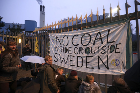 Extinction Rebellion Protestaktion in Berlin