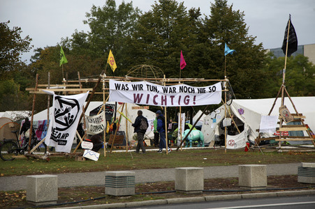 Extinction Rebellion Protestaktion in Berlin