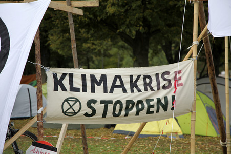 Extinction Rebellion Protestaktion in Berlin