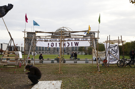 Extinction Rebellion Protestaktion in Berlin