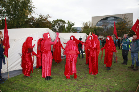 Extinction Rebellion Protestaktion in Berlin