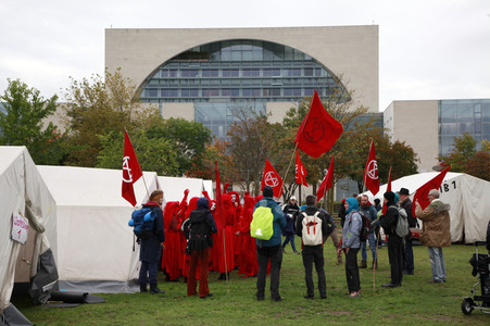 Extinction Rebellion Protestaktion in Berlin