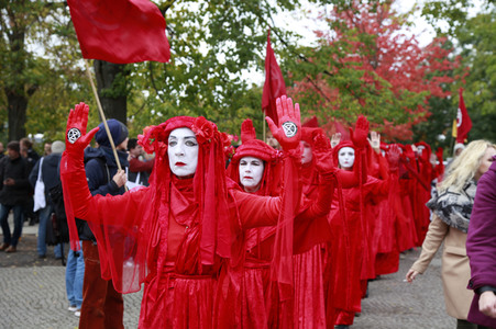 Extinction Rebellion Protestaktion in Berlin